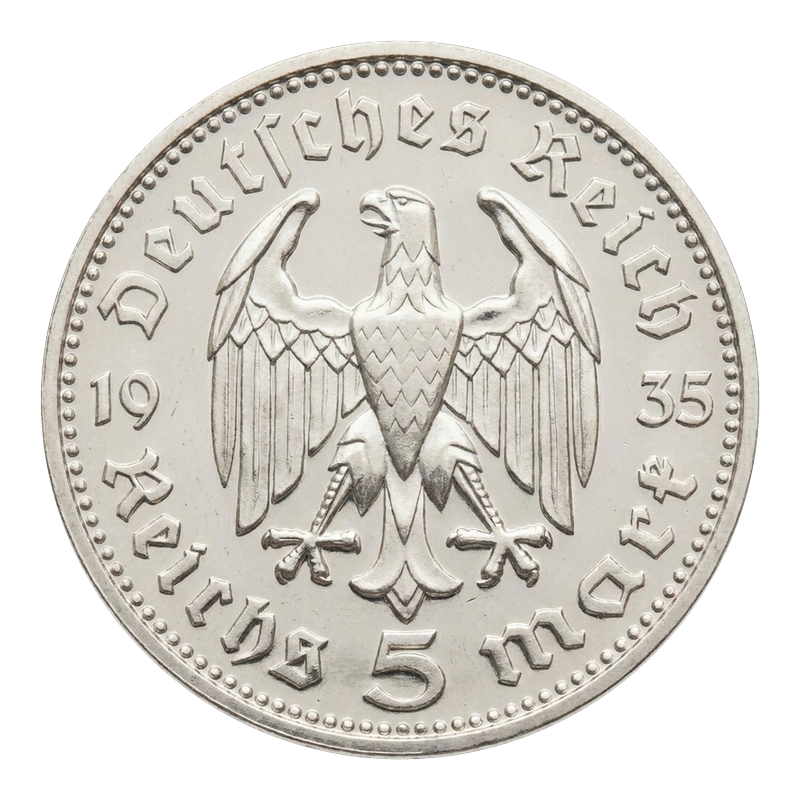Hindenburg, 5 Mark