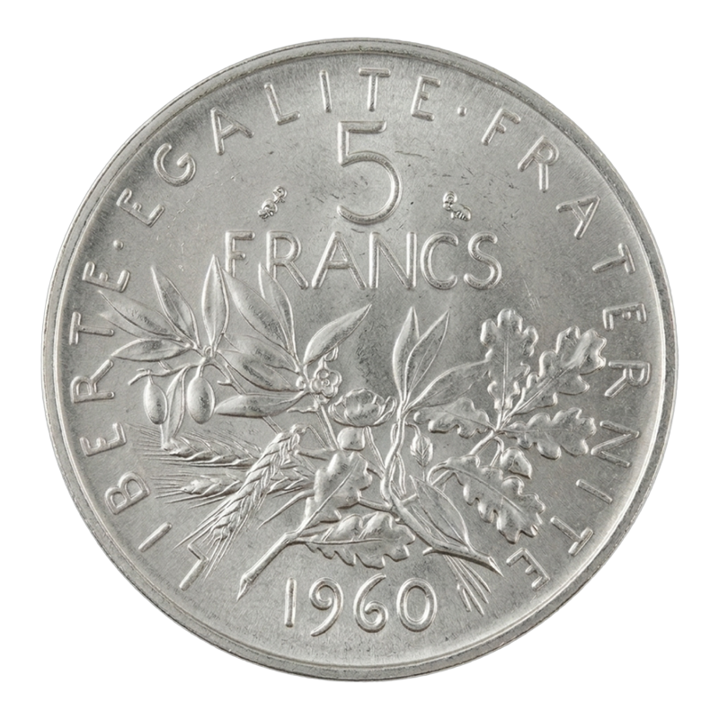 Semeuse, 5 Frank