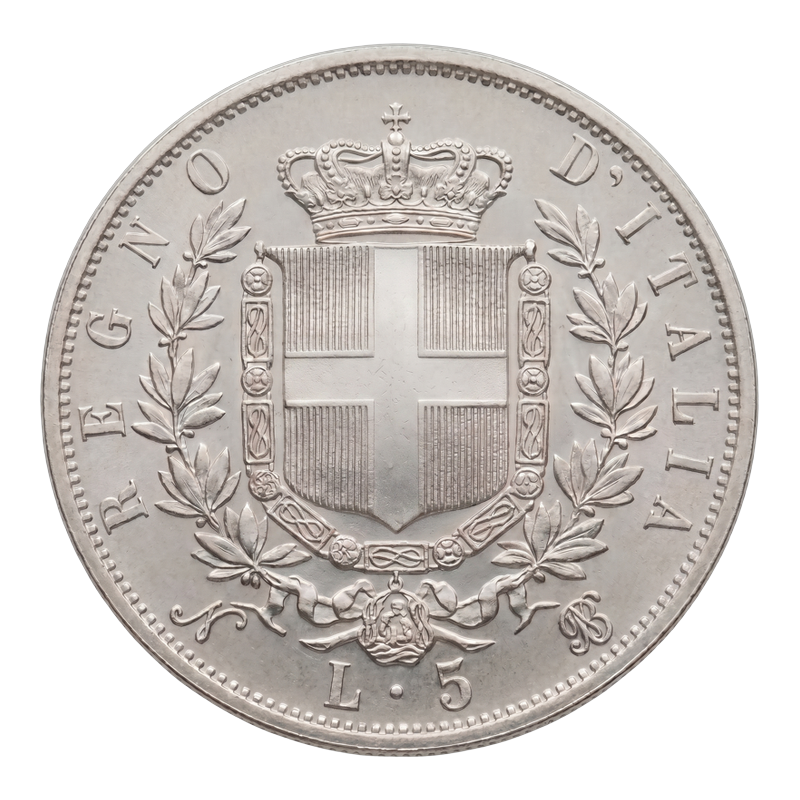 Victor Emmanuel II, 5 Lire